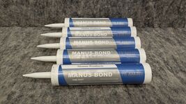 5 Tubes: Manus-Bond 75-AM Xtreme Aluminum Grey Sealant Caulk 10.1oz Tubes - $21.99