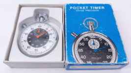 Pocket Timer - SWISS Precision - 60 Minutes - Vintage - WORKING - £44.02 GBP