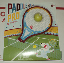 Brand New in package &quot;Bullseye Paddleball Pro&quot; TARGET GIFT card - $19.99
