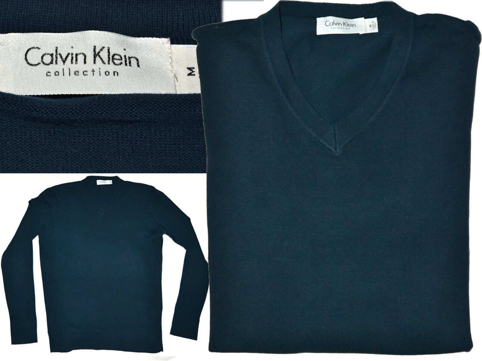 Primary image for CALVIN KLEIN Pullover Man size M Made In Italy CK02 T1P