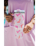 Sachet Pink Star Boot Print Tumbler with Straw 40oz - $51.05 CAD