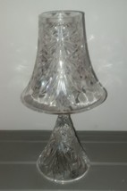 Imperial Crystal 11&quot; Madeleine Hurricane Fairy Lamp Crystal Candle Holder - £23.59 GBP
