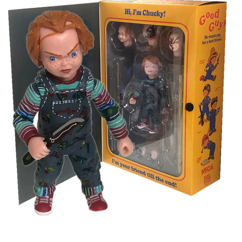 4inch 10cm In Stock NECA Figure Childs Play Good Guys Ultimate Chucky PVC Action - £24.82 GBP+