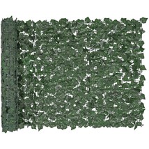 VEVOR Ivy Privacy Fence, 39 x 98 in Artificial Green Wall Screen, Greenery Ivy F - $71.99