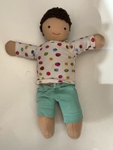 LOVEVERY Baby AveryPlush Doll 9 inch Montessori Organic Cotton poke a dot - £22.11 GBP