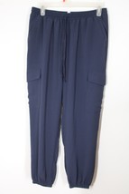 Adyson Parker S Blue Pull On Elastic Waist Cargo Style Track Jogger Pants - £21.40 GBP