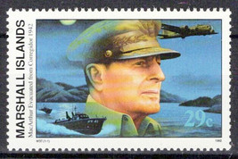 Marshall Islands 303 MNH WWII MacArthur Evacuated Corregidor ZAYIX 0124S0056M - £1.00 GBP