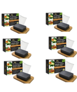 Natural Black Soap w/ Avocado &amp; Argan Oil, Moisturizing For All Skin, (6... - £23.59 GBP