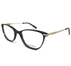 Ellen Tracy Eyeglasses Frames Guyana Black Marble Gray Gold Cat Eye 52-18-135 - £40.93 GBP