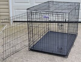 *M) MidWest iCrate 1542 Single Door 42&quot; Collapsible Wire Large Dog Crate... - $1,450.02 MXN