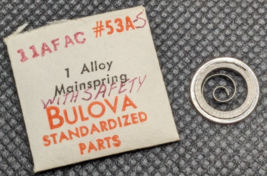 NOS BULOVA 11AFAC Watch Replacement Mainspring with Safety Part# 53AS - £14.73 GBP
