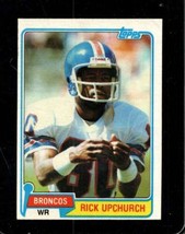 1981 Topps #82 Rick UPC Hurch Vg Broncos *INVAJ464 - £0.75 GBP