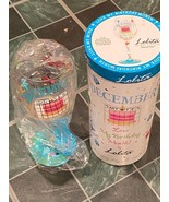 Lolita Decmeber Birthday 15 oz Hand Painted Wine Glass *NEW/Open Box* tt1 - $14.99