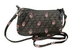 Vera Bradley Houndstooth Brown Amy Crossbody Purse Bag Retired 2005 HTF ... - $329.39 MXN
