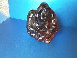 VTG Scandinavian Sweden Svenskt Glas Engman WWF 1979 Monkey Orangutan Fi... - £124.76 GBP