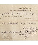 The Colonia House Furnishing Kidney Shape Desk Receipt Invoice 1905 DWP4B - €25,95 EUR The Colonia House Furnishing Kidney Shape Desk Receipt Invoice 1905 DWP4B - €25,95 EUR