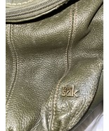The Sak DEENA Flap Crossbody Olive Green Leather Bag ISSUES Buy 1 Get 2 ... - $19.64