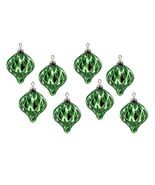 Set of 8 Glass Christmas Ball Ornaments - Tree &amp; Holiday Decor - $136.61 CAD