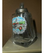 Vintage Clear Glass St. Wolfgang Oil / Vinegar / Sugar Dispenser Enamele... - £15.62 GBP