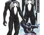 Marvel Titan Hero Series Black Suit Spider-Man 12&quot; Figure New in Box - £10.13 GBP