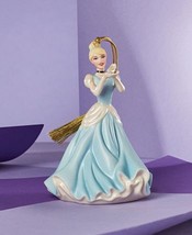 Lenox Disney Princess Cinderella Figurine Glass Slipper Ornament Blue Go... - $28.00
