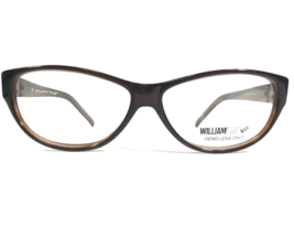 William Rast Eyeglasses Frames WR1012 BRN Brown Cat Eye Full Rim 54-12-135 - £32.92 GBP