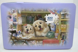 Henry Cats and Friends Jigsaw Puzzle Puppy Dogs Fun Shop Day 500 Pcs in Tin - £23.98 GBP