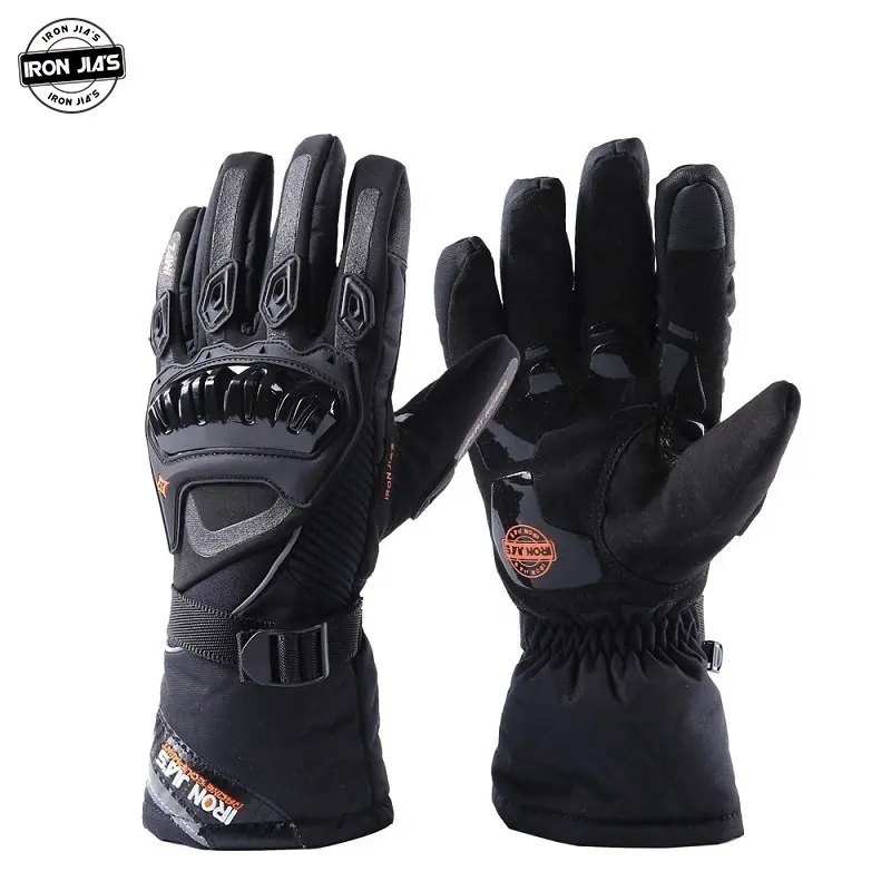 IRON JIA&#39;S Winter Motorcycle Gloves Warm Waterproof Protective Guantes Moto - £16.93 GBP+