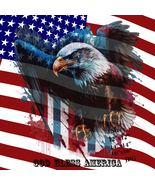 Printable Wall Art Eagle Flag Americana Stars Stripes Digital Download P... - £3.91 GBP