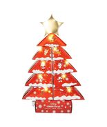 Decoration Boxes Tree Shape LED Light Gift Boxes 19.8x13.6x2.6in Set of 11 - $232.75 MXN