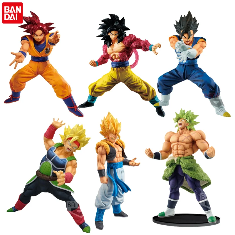 Anime Figure Bandai Original Dragon Ball Z Super Saiyan Broli Son Goku Gogeta - £29.74 GBP+