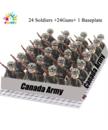 WW2 Military Building Blocks CANADA  Army Mini Action Figures Toy Christmas Gift - $19.98