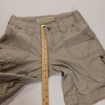 Cabelas Casuals Women's Brown Cargo Utility Cotton Shorts Hiking Size 4 (30×9.5) image 6