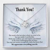 Express Your Love Gifts to Nurse Thank You Endless Care Infinity Knot Necklace N - £50.29 GBP