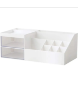 Makeup bathroom organizer with drawers white 9.6&quot; - £5.98 GBP
