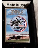 Rare 2015 Zippo Lighter Aviation Awareness Day Wings Over Bradford - $33.20