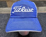 Titleist Golf Strapback Blue White Adjustable Hat Dad Baseball Cap - $7.84
