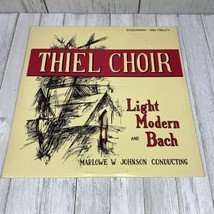 Vintage Thiel College PA Choir &quot;Light Modern and Bach&quot; Vinyl LP Record - $13.09