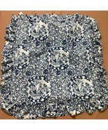 Ralph Lauren Pillow Euro Sham Tamarind Porcelain Blue White Floral Toile... - $38.61