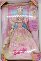 New In Box 1997 Rapunzel Barbie Pink Dress Crown Extra Long Hair Mattel # 17646 - £39.56 GBP