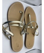Syrenia Anacapri Flip Flop Sandals With Strap gold US Size 38 - €34,11 EUR