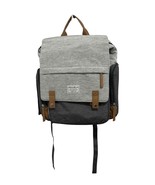 Eddie Bauer Gray Cascade First Adventure Diaper Bag Backpack w/ Wipes Pocket - $28.71