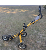 Sun Mountain Yellow Push Pull Golf Speed Cart 3-Wheel - Folding/Collapsi... - €127,52 EUR