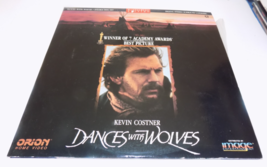Dances with Wolves Laserdisc LD Widescreen Movie Kevin Costner Mary McDo... - $366.56 MXN
