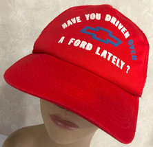 Vintage Have You Driven Over a Ford Lately Trucker Snapback Baseball Cap Hat - £11.49 GBP