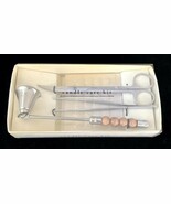 Pier 1 Imports Candle Care Kit Trimmer Snuffer Wick Tweezer Dipper Acces... - $168.46 MXN