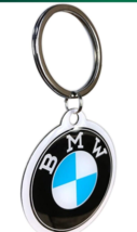 2PC Logos Fashion Titanium Key Chain Car Keychain Ring Keyfob Keyrings f... - £6.99 GBP