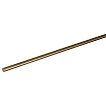 STEELWORKS BOLTMASTER 11519 Brass Round Rod, 1/4 x 36&quot; - £18.23 GBP