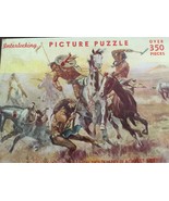 Sunset Supply Vintage Puzzle When Sioux and Blackfeet Meet Charles Russe... - £23.97 GBP