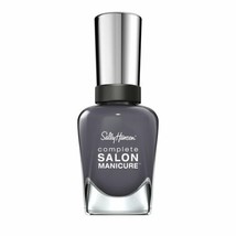 Sally Hansen Complete Salon Manicure Nail Polish - Gray - #015 *STEEL MY HEART - £1.56 GBP